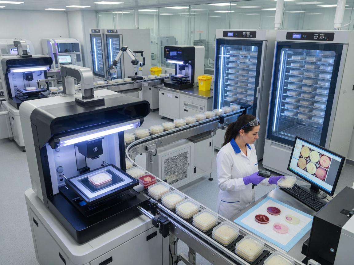 Whole laboratory orchestration and workflow management
