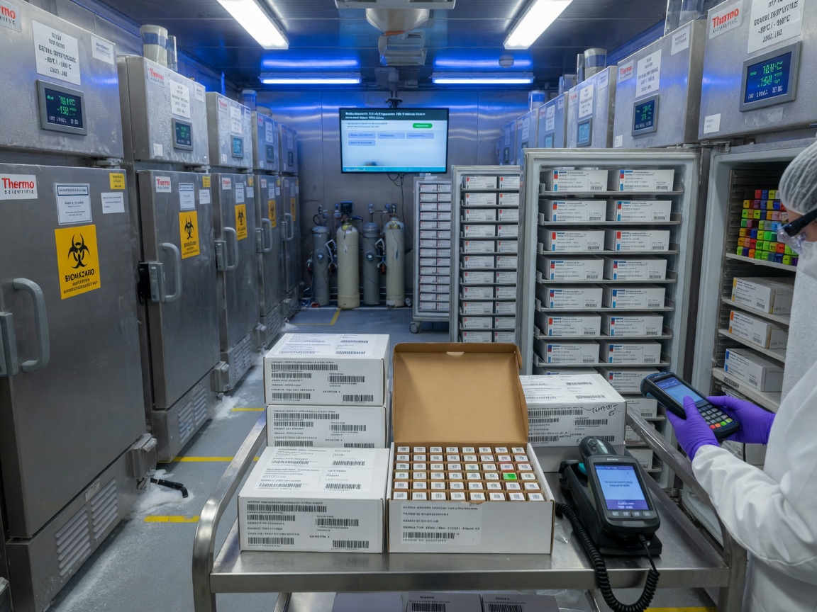 Automated biobank and sample repository