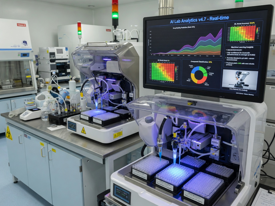 AI optimization and continuous improvement for laboratory automation