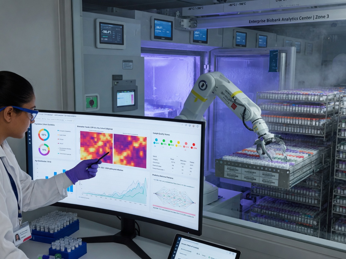 Scientists working with laboratory automation and AI systems