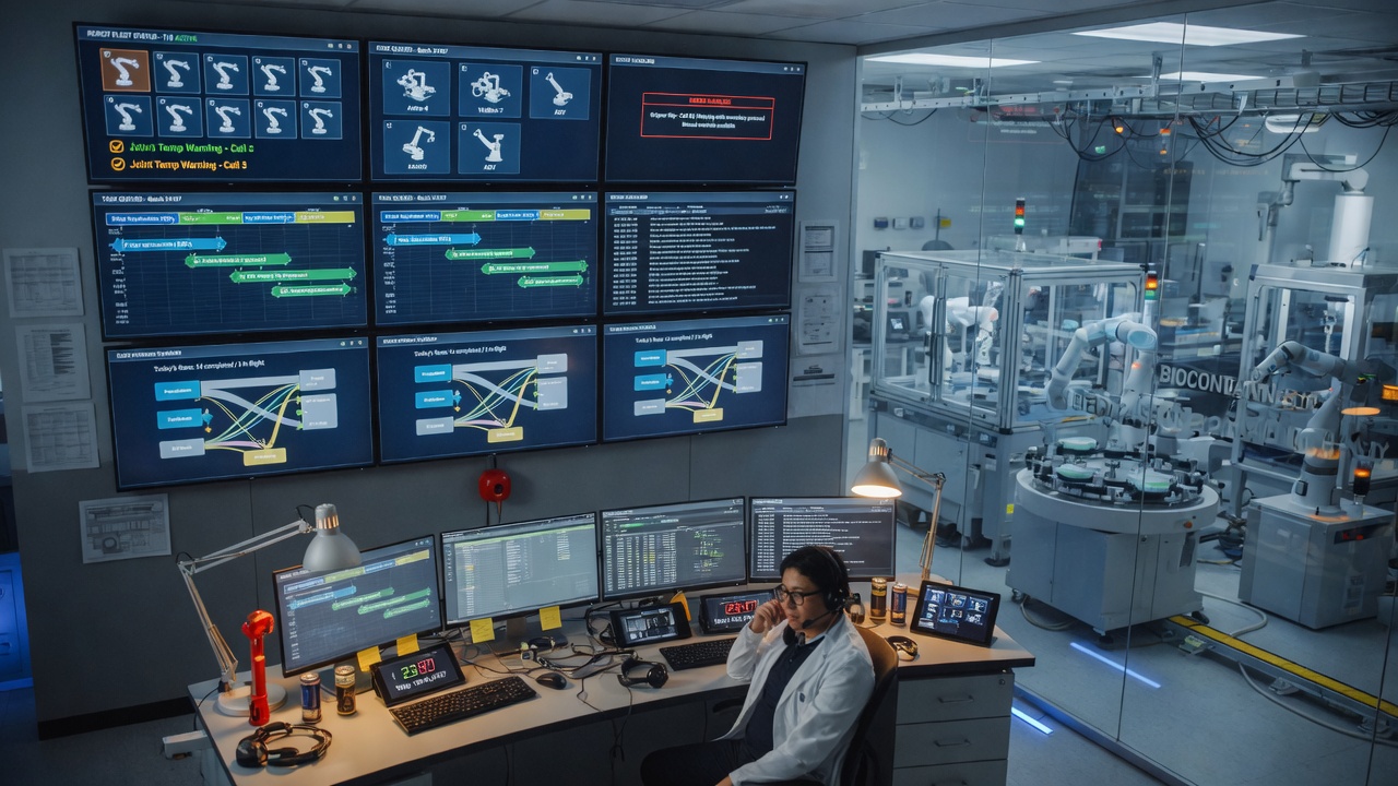LIMS and business intelligence dashboard integrated with AI